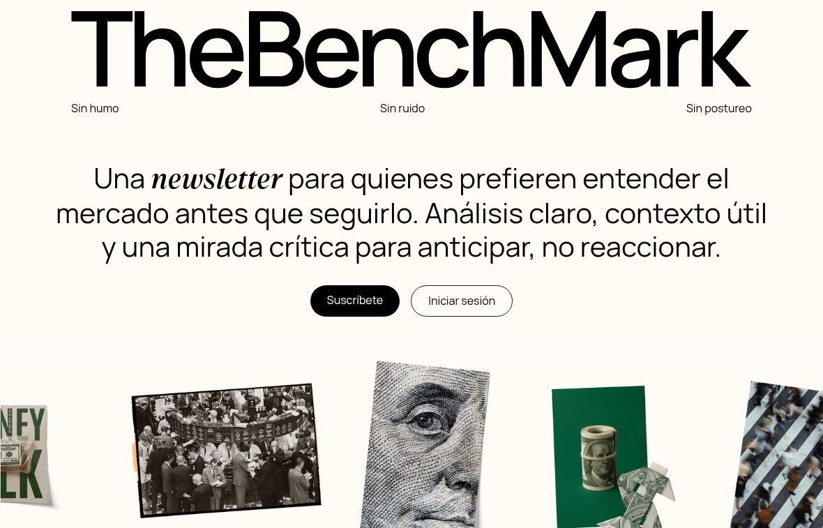 Captura de la página oficial de TheBenchMark